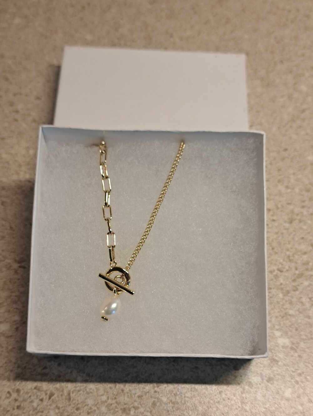 Kendra Scott Leighton Cultured Pearl Toggle Necklace